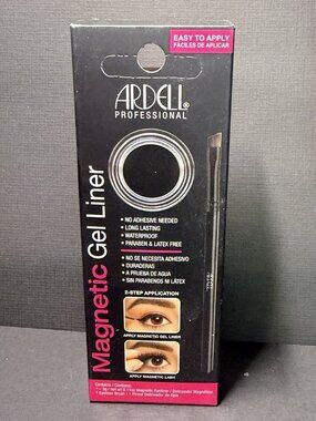 Ardell Magnetic Gel Liner – Black 0.11 oz – For Magnetic Lashes – New